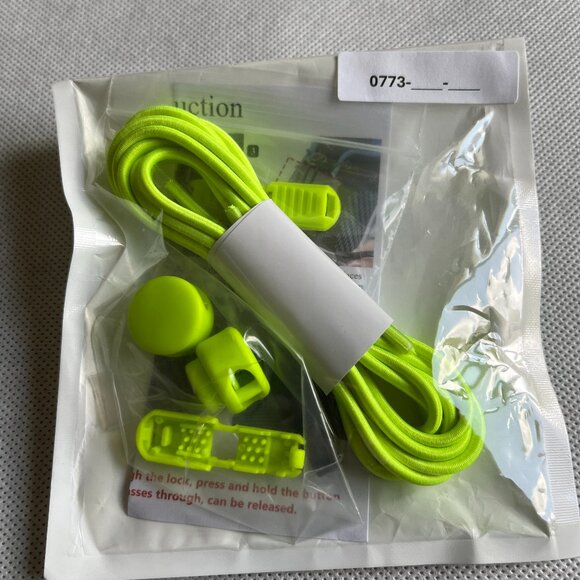 NWT - One Pair Shoe Lace no tie - free tie - 0773-LR-7 - Picture 2 of 7